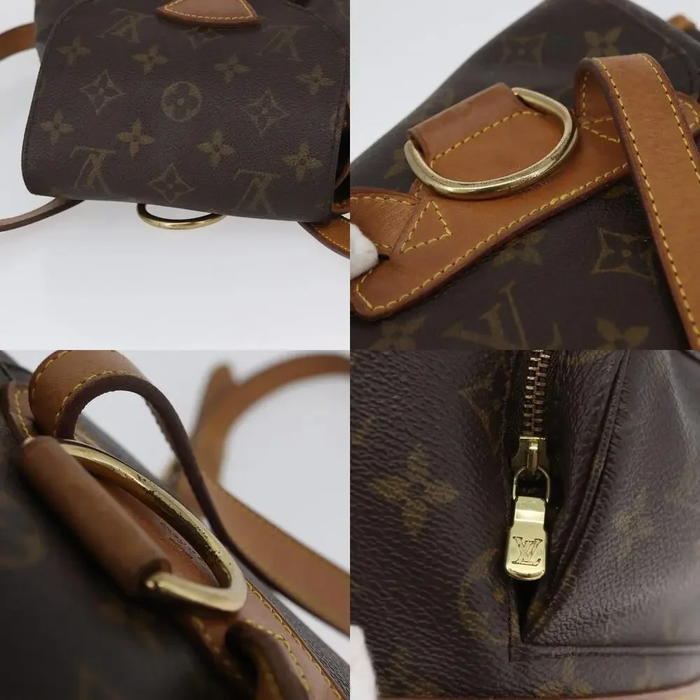 Louis Vuitton Monogram Montsouris MM Backpack Brown